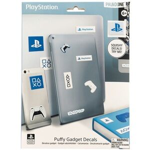 Officially licensed Paladone Sony Playstation 60 Puffy Gadget Decals blue/white